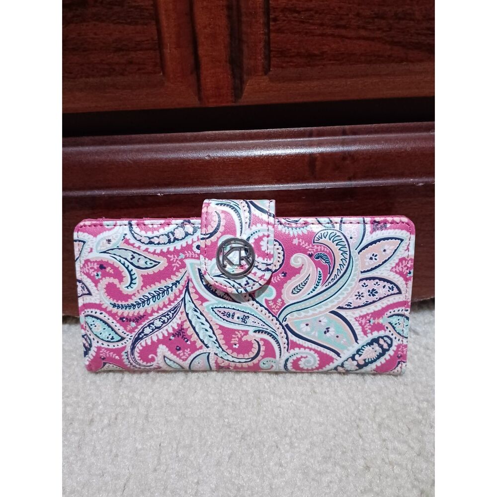 KR Pink Paisley Wallet